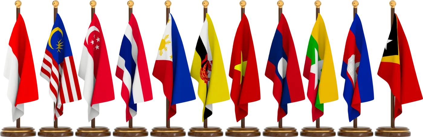 Flags of the ASEAN member states